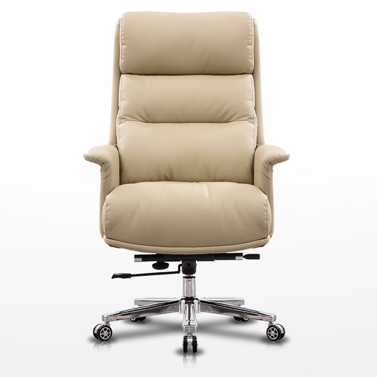 Moderne faux lederen bureau stoel gevoerde armen taakstoel met wielen