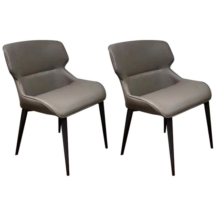 Sedia da scrivania in pelle in finto bracciale moderna sedia da task imbottita a metà schiena