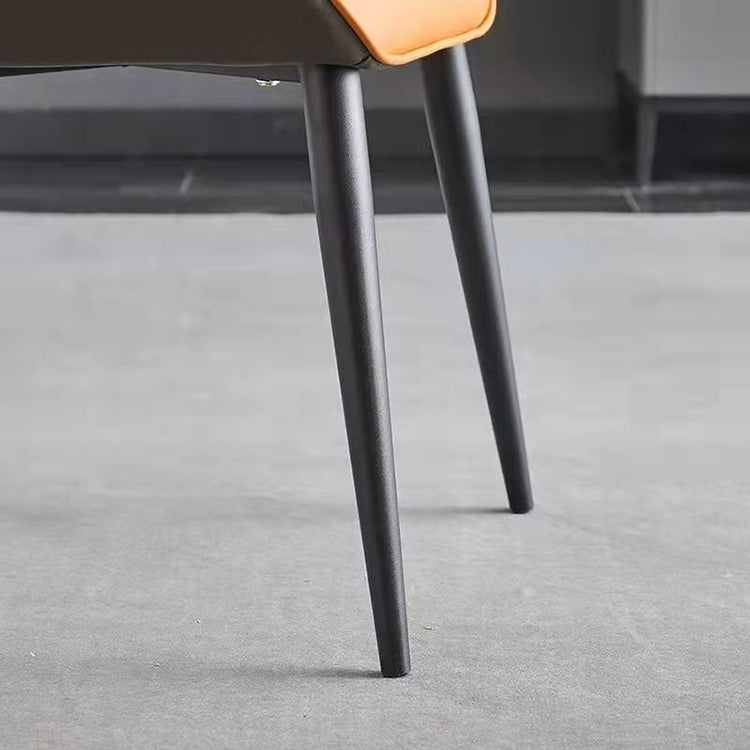 Armless Faux Leder Schreibtischstuhl modern