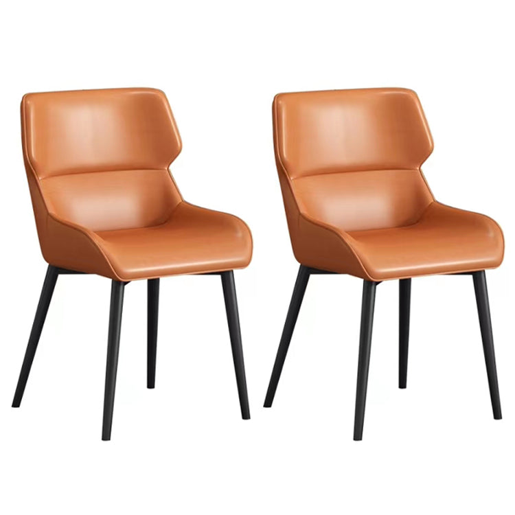 Sedia da scrivania in pelle in finto bracciale moderna sedia da task imbottita a metà schiena