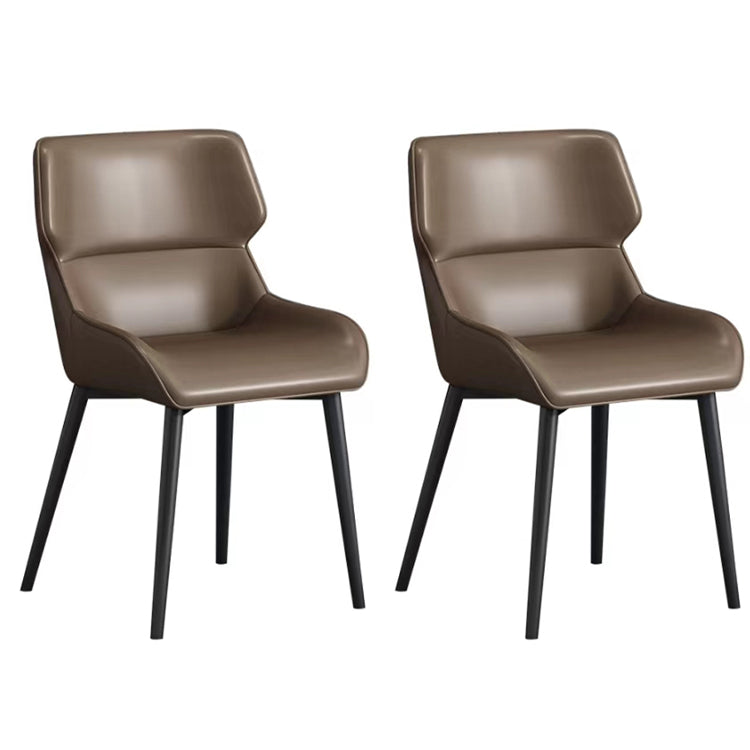 Sedia da scrivania in pelle in finto bracciale moderna sedia da task imbottita a metà schiena