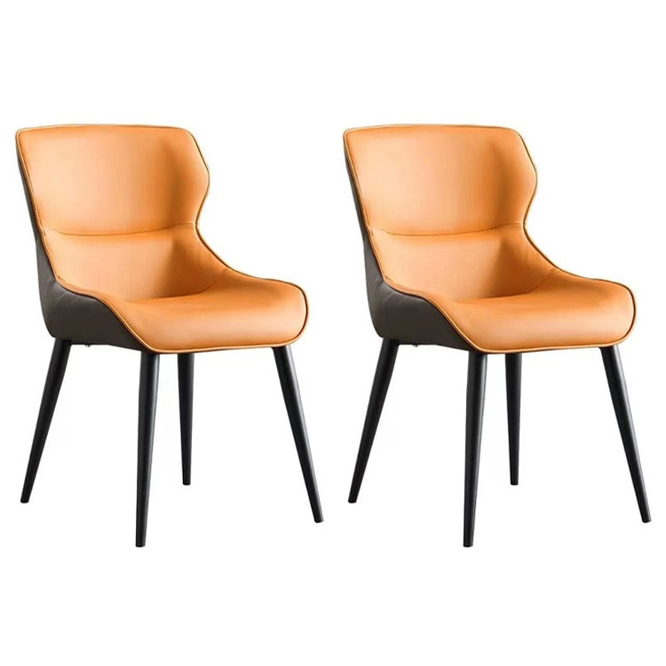 Armless Faux Leder Schreibtischstuhl modern