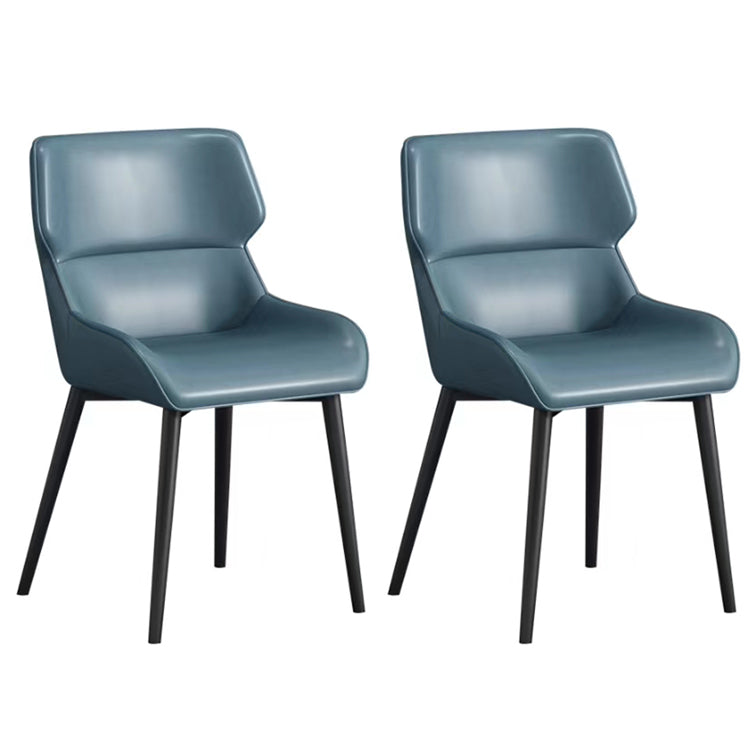 Sedia da scrivania in pelle in finto bracciale moderna sedia da task imbottita a metà schiena