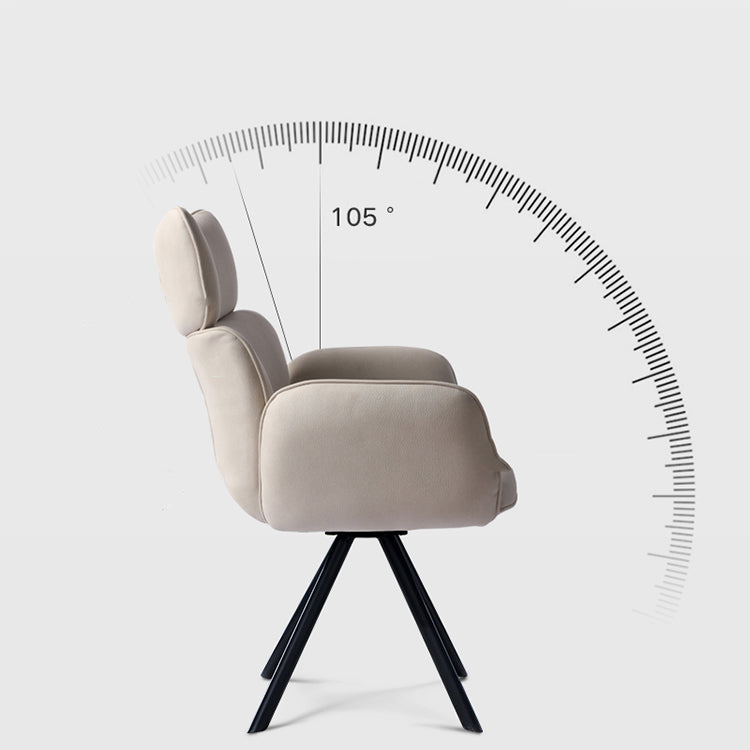 モダンなスタイルの作業椅子人間工学に基づいたパッド付きミッドバックタスクチェア