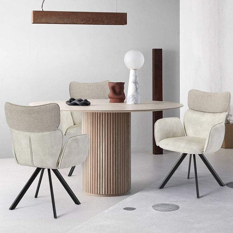 モダンなスタイルの作業椅子人間工学に基づいたパッド付きミッドバックタスクチェア