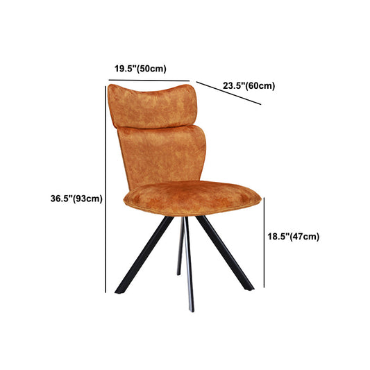 Silla de trabajo de estilo moderno silla de tareas ergonómica acolchada a mitad de espalda