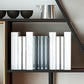 Moderne boekenkast metalen en houten plank boekenkast voor studieruimte