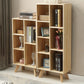 Natural Colour Wooden Standard Bookcase Contemporary Closed Back Bookshelf Clearhalo 'Bookcases' 'furn' 'furn_bookcases' 'Furniture' 'Office Furniture' 5220355