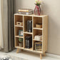 Natural Colour Wooden Standard Bookcase Contemporary Closed Back Bookshelf Clearhalo 'Bookcases' 'furn' 'furn_bookcases' 'Furniture' 'Office Furniture' 5220361
