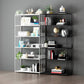 11.81"W Bookshelf Modern Style Open Back Bookcase for Home Office