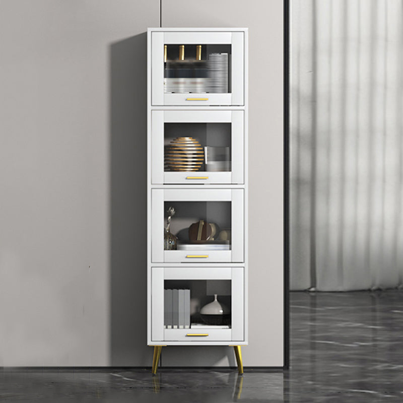 Estantería de estilo moderno estantería cerrada con puertas para el hogar de la oficina