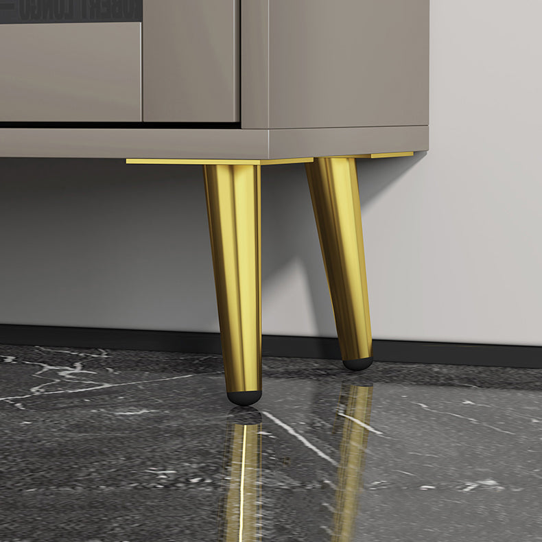 Estantería de estilo moderno estantería cerrada con puertas para el hogar de la oficina