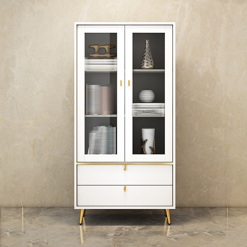 Estantería de estilo moderno estantería cerrada con puertas para el hogar de la oficina