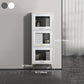 Estantería de estilo moderno estantería cerrada con puertas para el hogar de la oficina