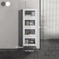 Estantería de estilo moderno estantería cerrada con puertas para el hogar de la oficina