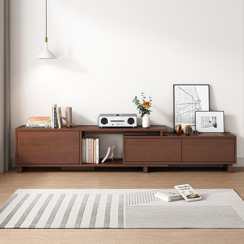 Engineered Wood TV Stand Console Scandinavian TV Console with Cabinet Clearhalo 'furn' 'furn_tv_stands_entertainment_centers' 'Furniture' 'Living Room Furniture' 'TV Stands & Entertainment Centers' 'TV Stands & Media Storage Furniture' 'tv_stands_entertainment_centers' 5221940