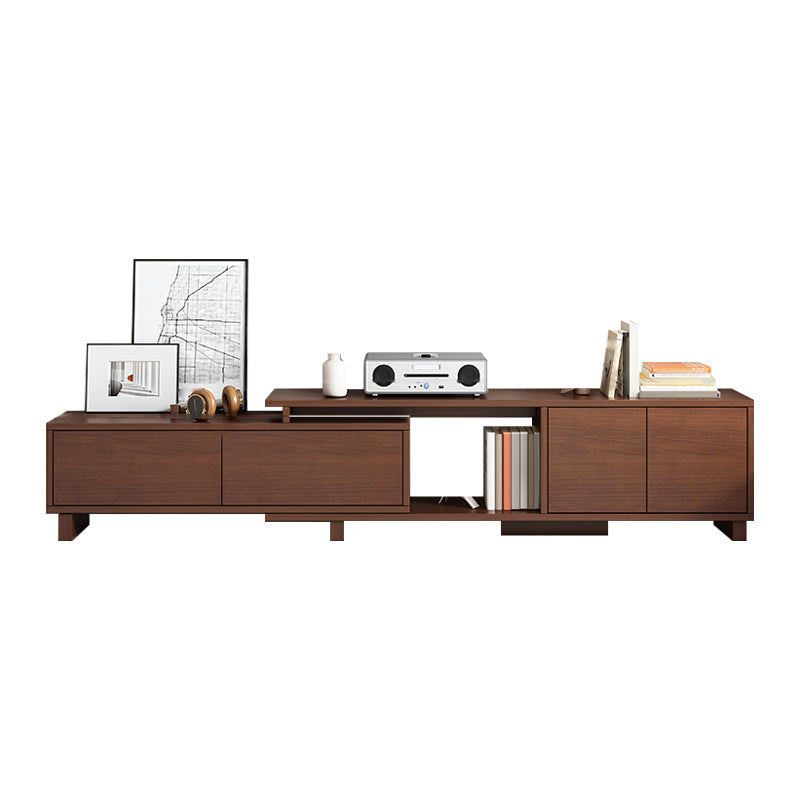 Engineered Wood TV Stand Console Scandinavian TV Console with Cabinet Clearhalo 'furn' 'furn_tv_stands_entertainment_centers' 'Furniture' 'Living Room Furniture' 'TV Stands & Entertainment Centers' 'TV Stands & Media Storage Furniture' 'tv_stands_entertainment_centers' 5221947