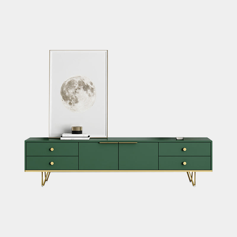 Glam TV Media Stand with Drawers Faux Wood Media Console for Living Room Clearhalo 'furn' 'furn_tv_stands_entertainment_centers' 'Furniture' 'Living Room Furniture' 'TV Stands & Entertainment Centers' 'TV Stands & Media Storage Furniture' 'tv_stands_entertainment_centers' 5221986