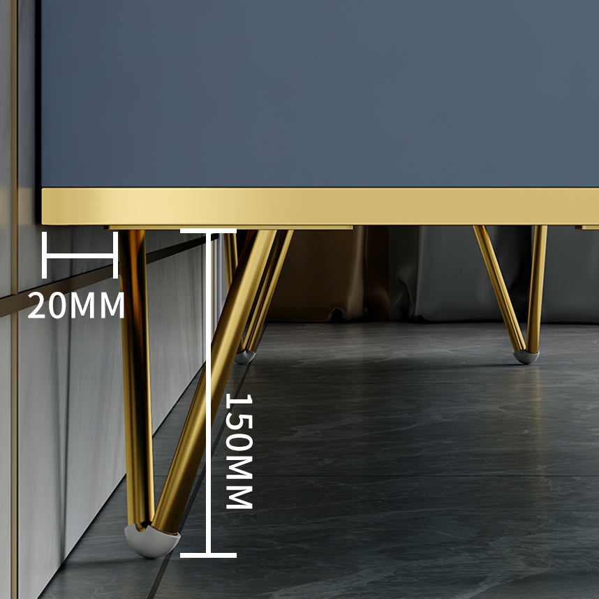 Glam TV Media Stand with Drawers Faux Wood Media Console for Living Room Clearhalo 'furn' 'furn_tv_stands_entertainment_centers' 'Furniture' 'Living Room Furniture' 'TV Stands & Entertainment Centers' 'TV Stands & Media Storage Furniture' 'tv_stands_entertainment_centers' 5221993