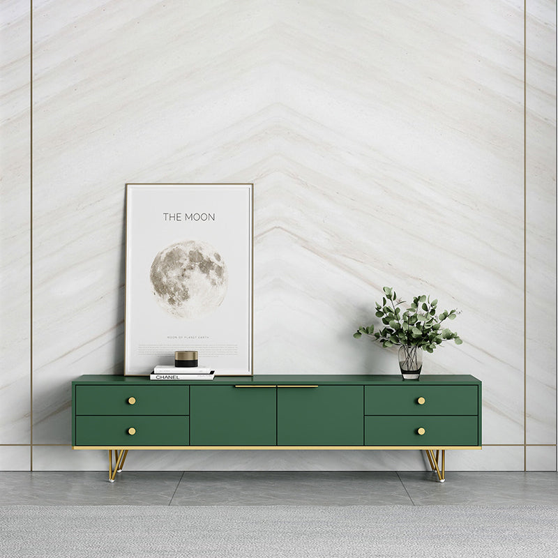 Glam TV Media Stand with Drawers Faux Wood Media Console for Living Room Clearhalo 'furn' 'furn_tv_stands_entertainment_centers' 'Furniture' 'Living Room Furniture' 'TV Stands & Entertainment Centers' 'TV Stands & Media Storage Furniture' 'tv_stands_entertainment_centers' 5222003