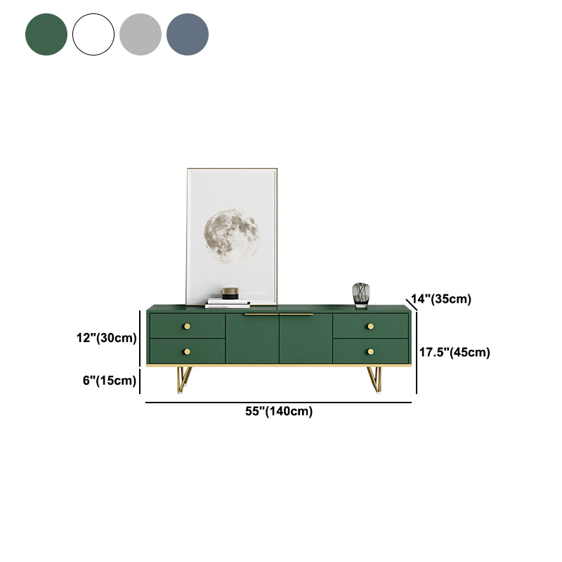 Glam TV Media Stand with Drawers Faux Wood Media Console for Living Room Clearhalo 'furn' 'furn_tv_stands_entertainment_centers' 'Furniture' 'Living Room Furniture' 'TV Stands & Entertainment Centers' 'TV Stands & Media Storage Furniture' 'tv_stands_entertainment_centers' 5222005