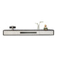 Matte Finish Media Console with Drawers Scandinavian TV Media Stand, Rubberwood