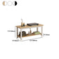 Scandinavian Engineered Wood Media Console with Shelves Matte Finish TV Media Stand Clearhalo 'furn' 'furn_tv_stands_entertainment_centers' 'Furniture' 'Living Room Furniture' 'TV Stands & Entertainment Centers' 'TV Stands & Media Storage Furniture' 'tv_stands_entertainment_centers' 5222122