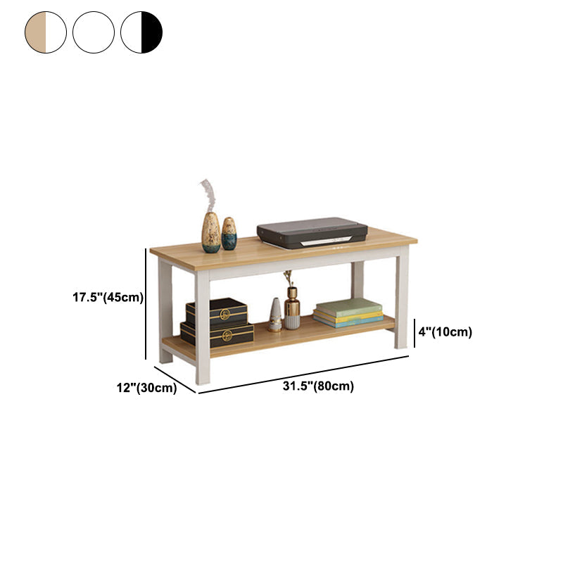 Scandinavian Engineered Wood Media Console with Shelves Matte Finish TV Media Stand Clearhalo 'furn' 'furn_tv_stands_entertainment_centers' 'Furniture' 'Living Room Furniture' 'TV Stands & Entertainment Centers' 'TV Stands & Media Storage Furniture' 'tv_stands_entertainment_centers' 5222122