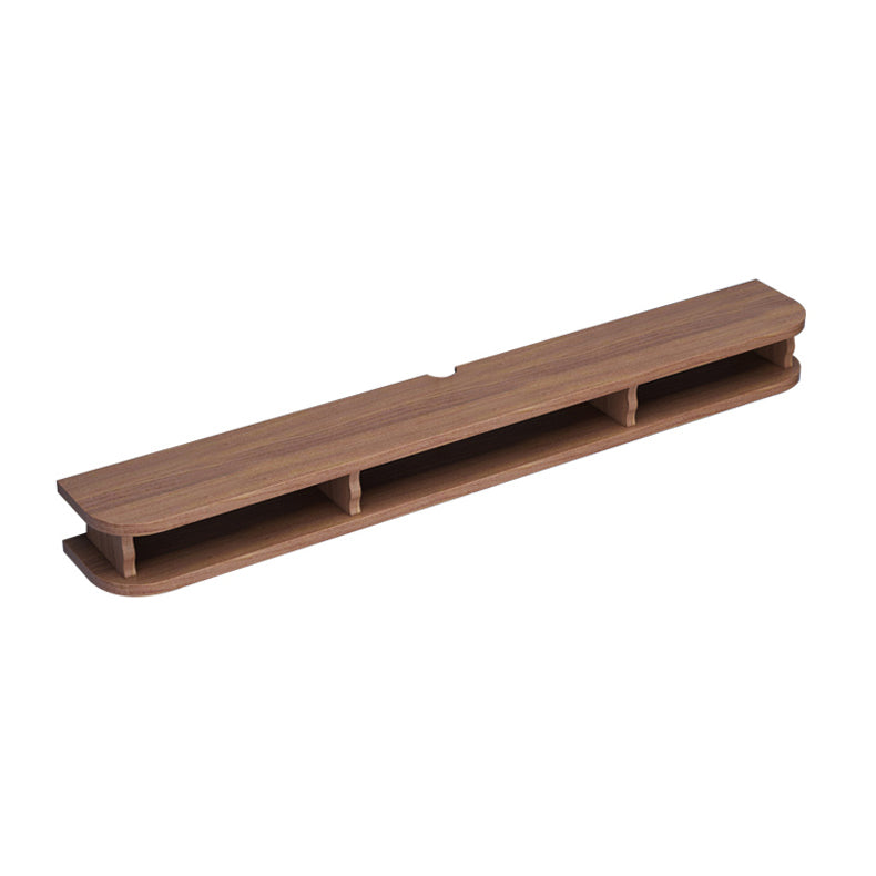 Engineered Wood Floating TV Stand Scandinavian Style TV Cabinet with Shelves