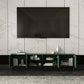 Wooden Enclosed Storage TV Console Scandinavian TV Stand with Cabinet Clearhalo 'furn' 'furn_tv_stands_entertainment_centers' 'Furniture' 'Living Room Furniture' 'TV Stands & Entertainment Centers' 'TV Stands & Media Storage Furniture' 'tv_stands_entertainment_centers' 5222272