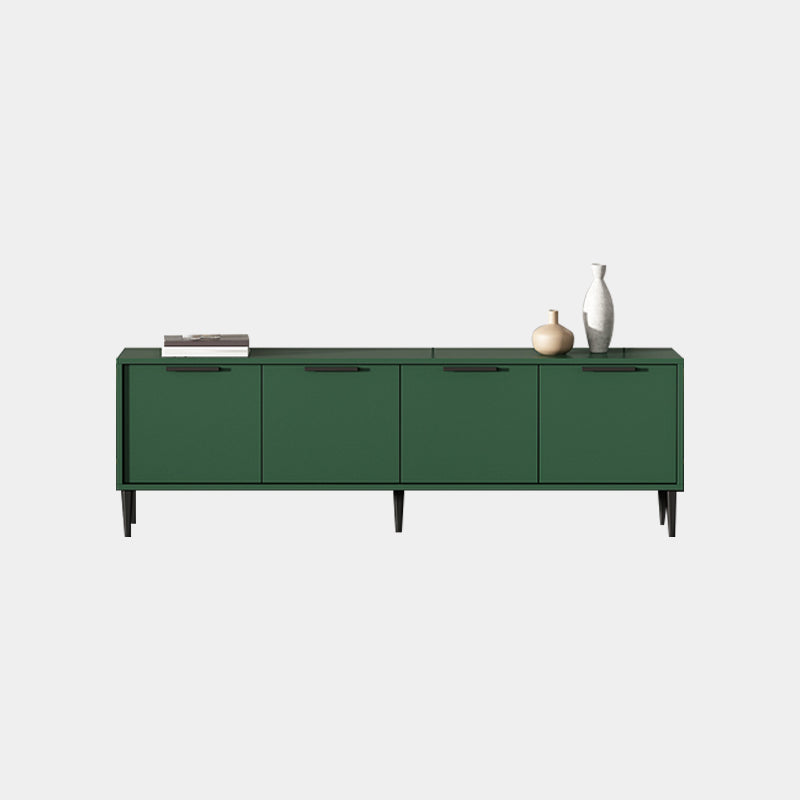 Wooden Enclosed Storage TV Console Scandinavian TV Stand with Cabinet Clearhalo 'furn' 'furn_tv_stands_entertainment_centers' 'Furniture' 'Living Room Furniture' 'TV Stands & Entertainment Centers' 'TV Stands & Media Storage Furniture' 'tv_stands_entertainment_centers' 5222276