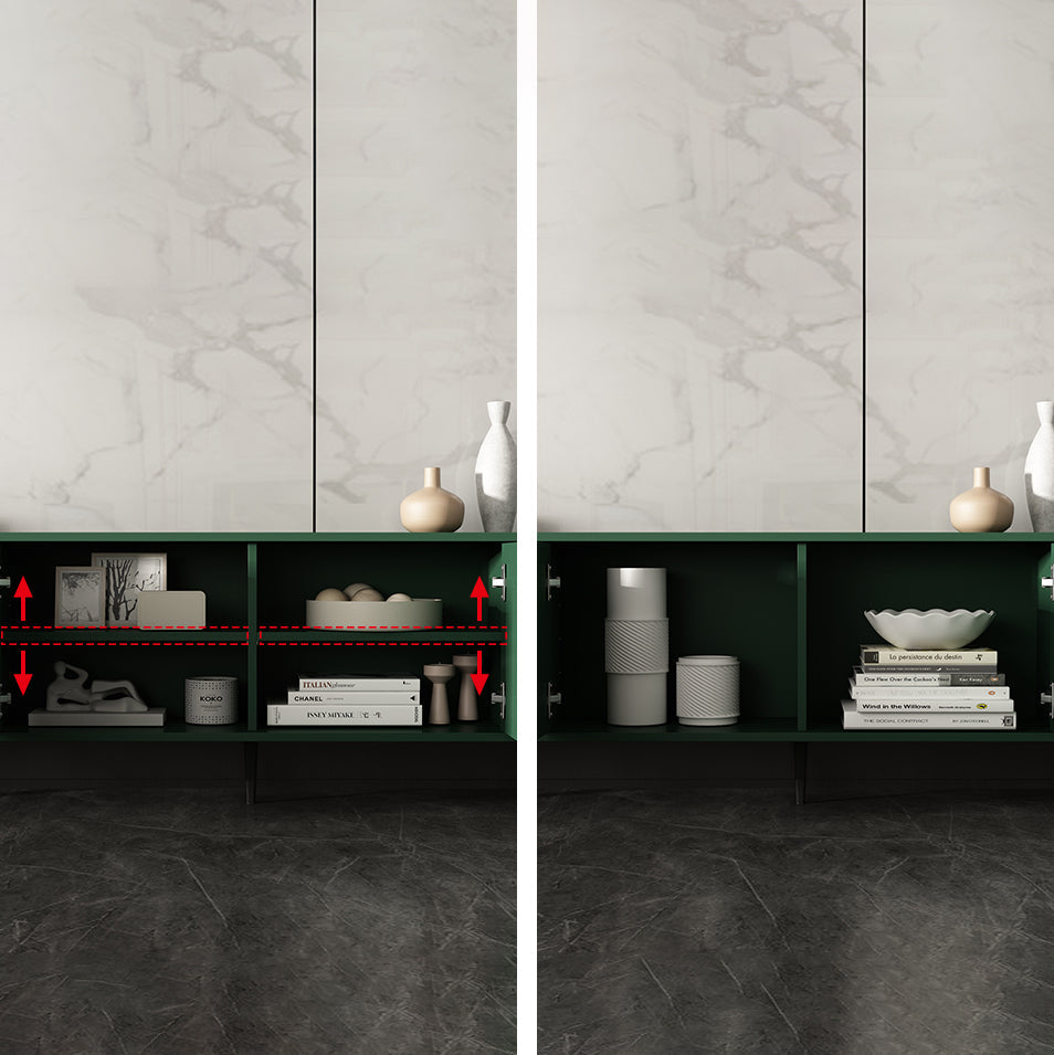 Wooden Enclosed Storage TV Console Scandinavian TV Stand with Cabinet Clearhalo 'furn' 'furn_tv_stands_entertainment_centers' 'Furniture' 'Living Room Furniture' 'TV Stands & Entertainment Centers' 'TV Stands & Media Storage Furniture' 'tv_stands_entertainment_centers' 5222281