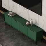 Console televisiva in legno chiuso in legno Servi TV scandinavi con mobile