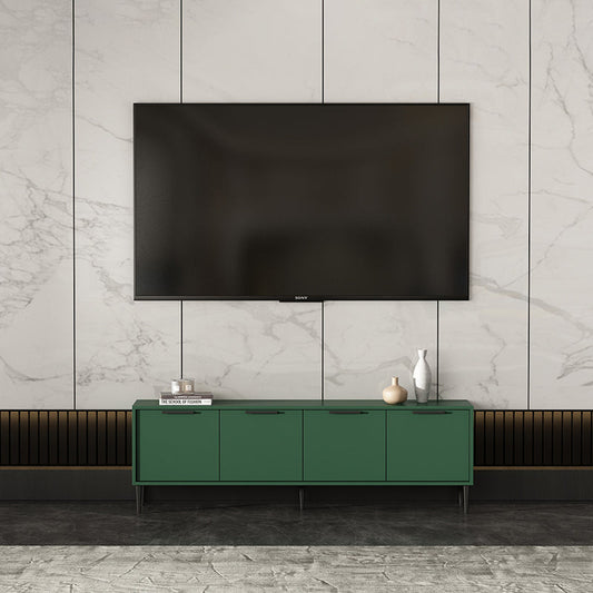 Console televisiva in legno chiuso in legno Servi TV scandinavi con mobile