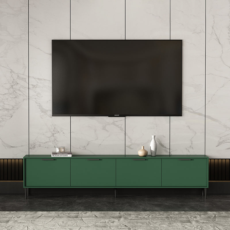 Wooden Enclosed Storage TV Console Scandinavian TV Stand with Cabinet Clearhalo 'furn' 'furn_tv_stands_entertainment_centers' 'Furniture' 'Living Room Furniture' 'TV Stands & Entertainment Centers' 'TV Stands & Media Storage Furniture' 'tv_stands_entertainment_centers' 5222285