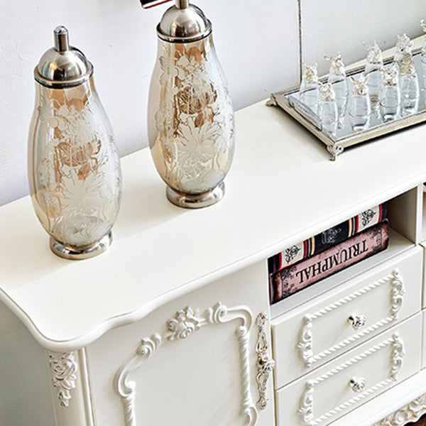 Gabinete de TV de almacenamiento de almacenamiento de madera rectangular de madera