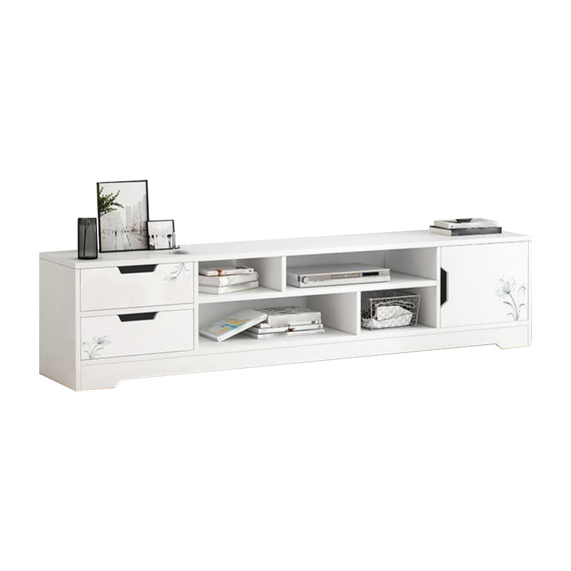 スカンジナビアのテレビメディアスタンドエンジニアリングウッドテレビスタンドコンソール