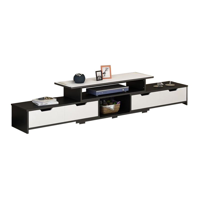 スカンジナビアのテレビメディアスタンドエンジニアリングウッドテレビスタンドコンソール