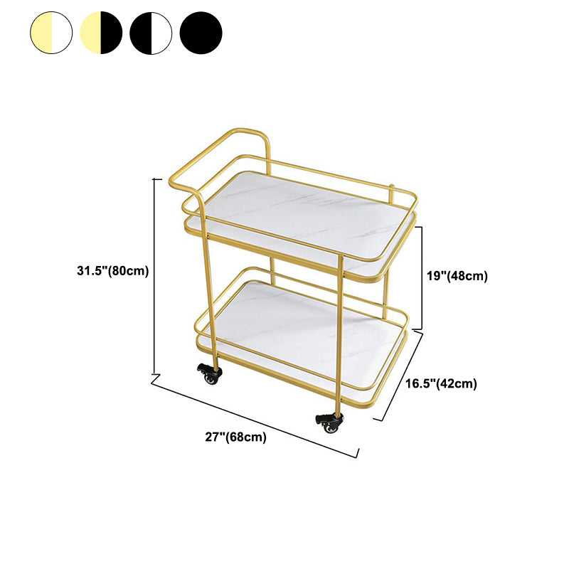 Tavolo da preparazione contemporanea ad alto rotolamento da 31,50 "tavolo da preparazione in legno