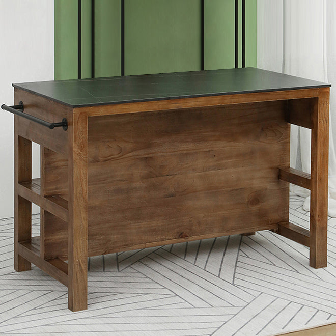 Modern Stationary Kitchen Island table Wood Kitchen Island table Clearhalo 'furn' 'furn_kitchen_islands_carts' 'Furniture' 'Kitchen & Dining Furniture' 'Kitchen Islands & Carts' 'kitchen_islands_carts' 5222509