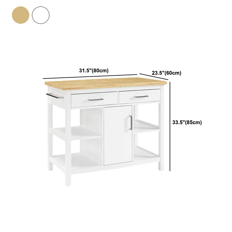Tavolo da cucina in legno rettangolare moderno dell'isola stazionaria tavolo da cucina rettangolare