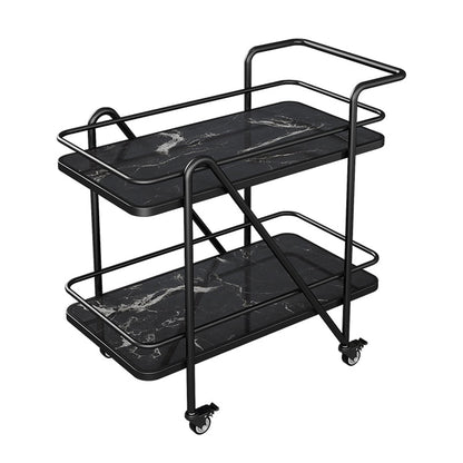 29.92" High Rolling Contemporary Prep Table Stone Prep Table for Restaurant