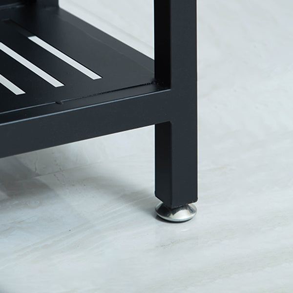 Modern Stationary Prep Table Wood Rectangular Prep Table for Home Use