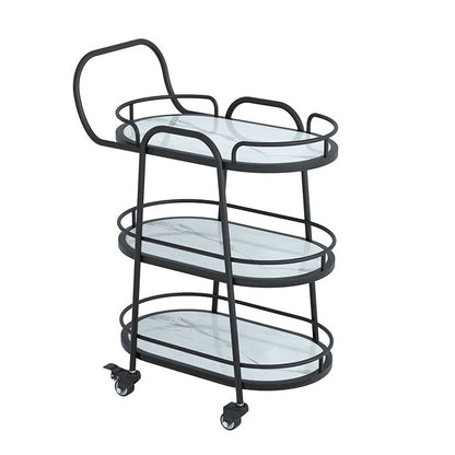 33.46" High Rolling Contemporary Prep Table Stone Prep Table for Restaurant Textured White Black Clearhalo 'furn' 'furn_kitchen_islands_carts' 'Furniture' 'Kitchen & Dining Furniture' 'Kitchen Islands & Carts' 'kitchen_islands_carts' 5222668