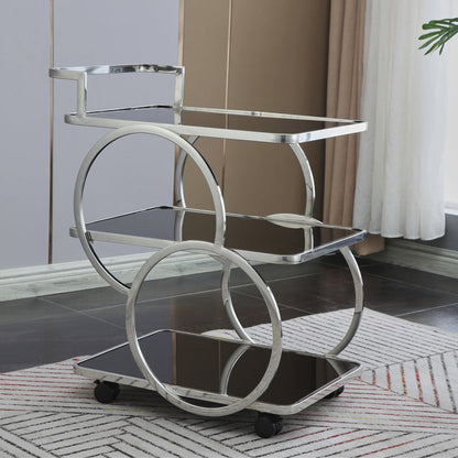 31.50" High Rolling Contemporary Prep Table Stone Prep Table for Kitchen