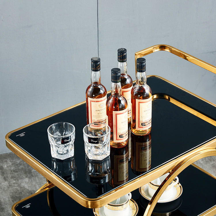 31.50" High Rolling Contemporary Prep Table Stone Prep Table for Kitchen