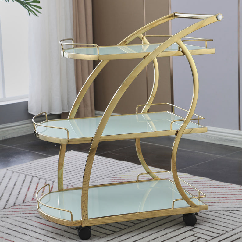 33.07" High Rolling Contemporary Prep Table Stone Prep Table for Kitchen