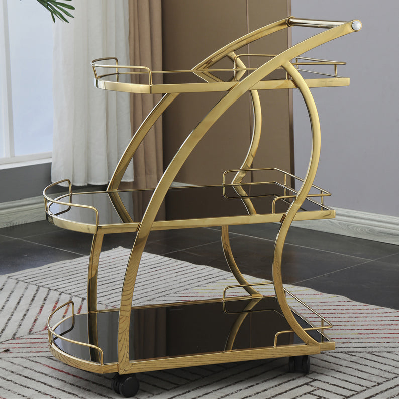 33.07" High Rolling Contemporary Prep Table Stone Prep Table for Kitchen