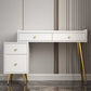 4 Drawers Makeup Table Desk Vanity - 30.7"H Vanity Table with Cabinets