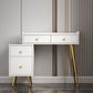 4 Drawers Makeup Table Desk Vanity - 30.7"H Vanity Table with Cabinets